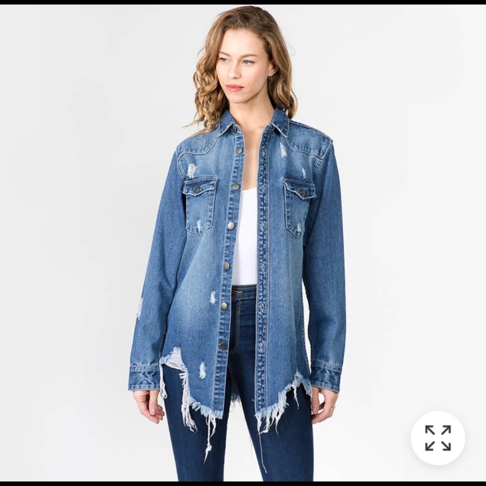 Jean shirt/jacket